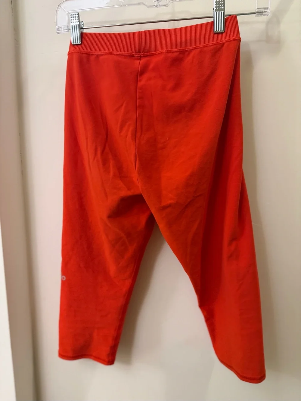 Alo Red Stretch Pull-On Leggings